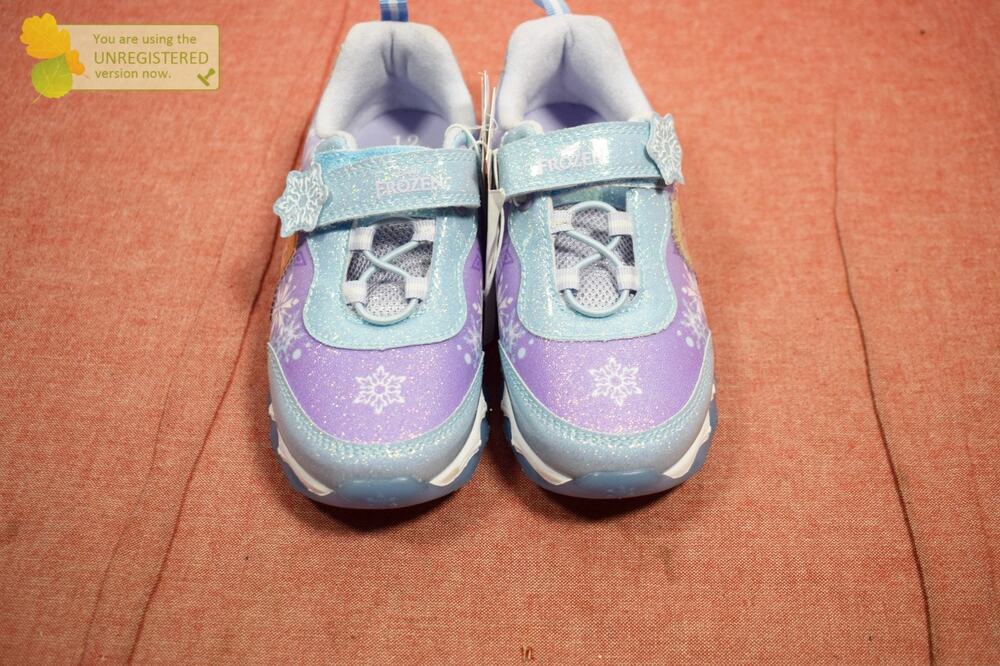 Toddler Disney Frozen Athletic Sneakers Purple/Blue 12T